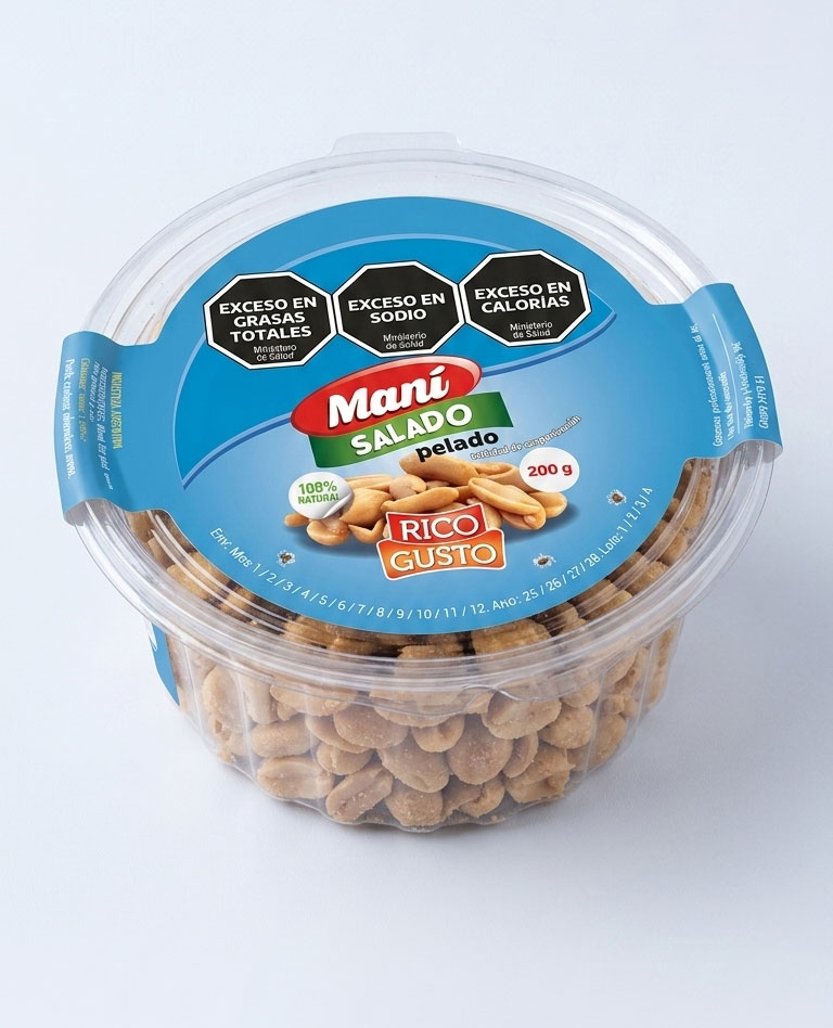 Mani Tostado Salado 12 x 200 Grs